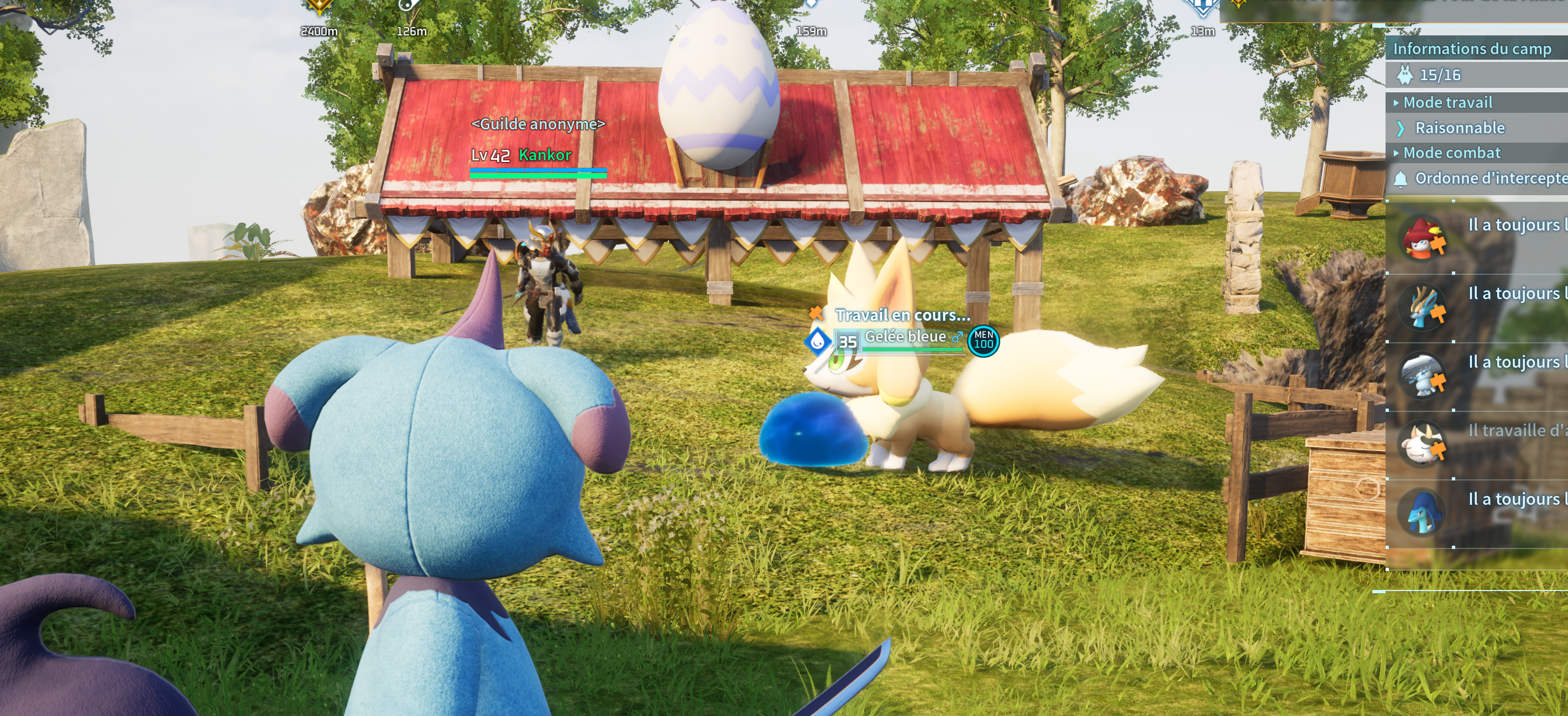 Egg spawned inside terrain under breeding farm